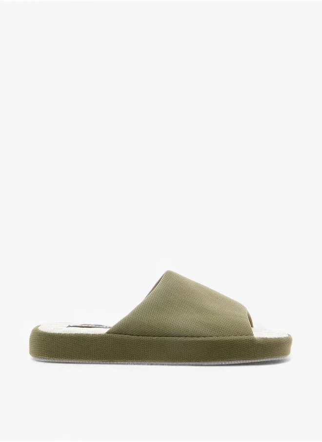 دوتشيني Men's Textured Bedroom Slippers