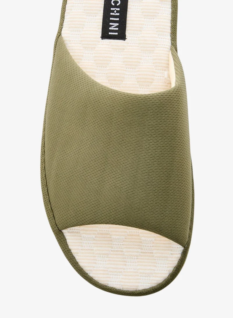 DUCHINI KHAKI Men's Textured Bedroom Slippers for Men | Best Price UAE