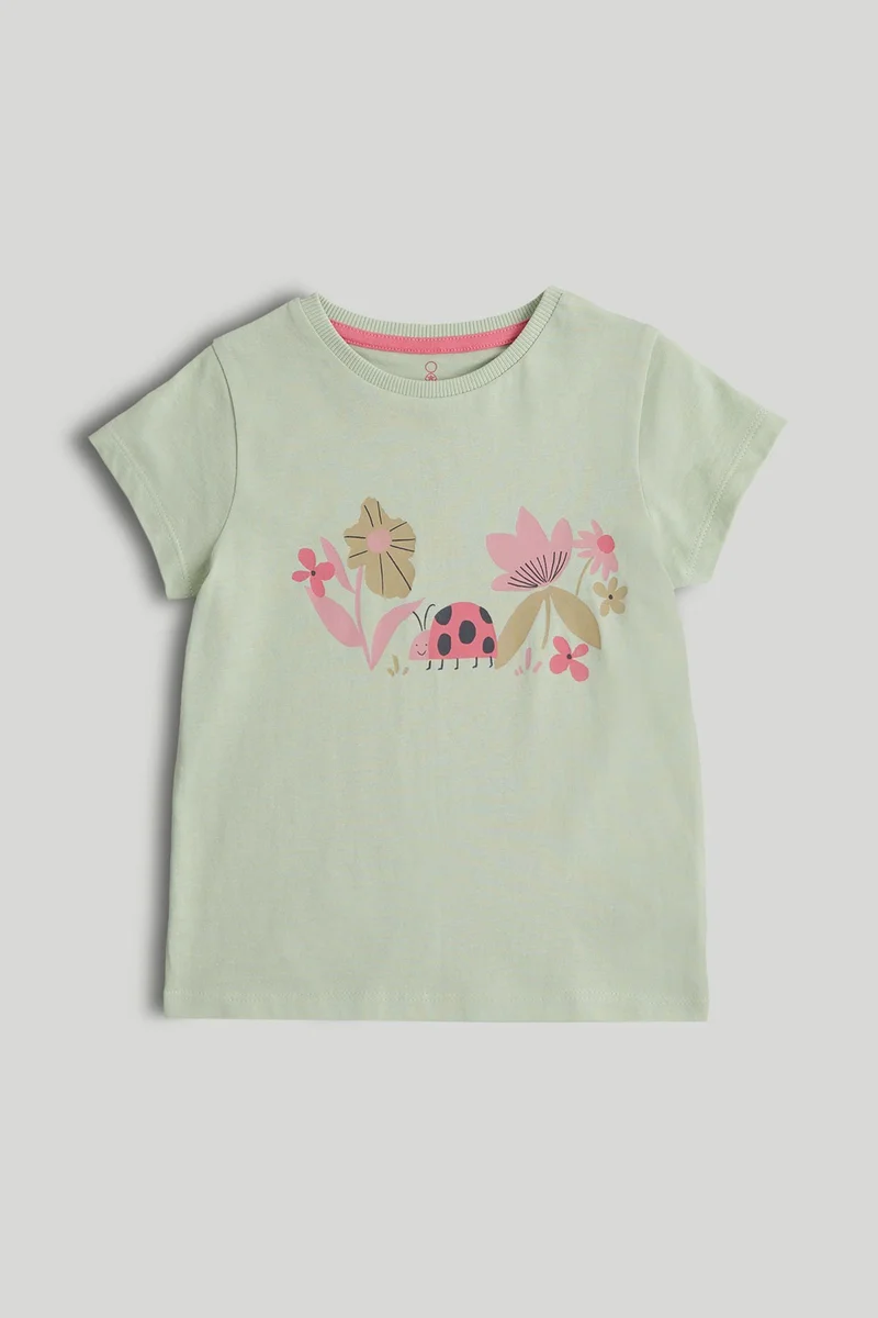 mothercare Green Ladybird T-Shirt