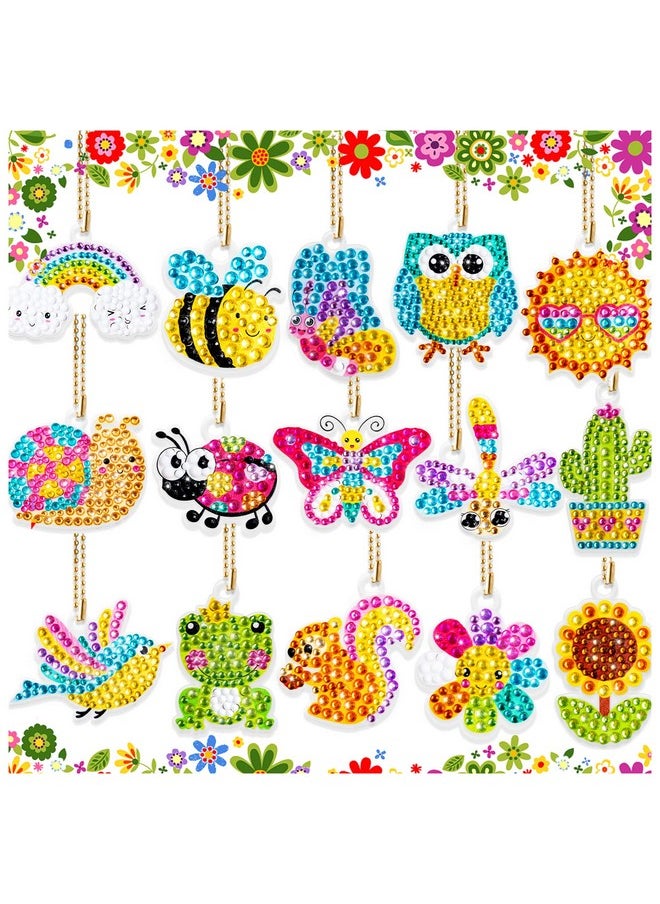 FFNIU Diamond Art for Kids, 15 Pack Diamond Art Painting Keychains, DIY Gem 5D Painting Arts and Crafts for Boys Girls Ages 6-8-12 (Garden Animals) - pzsku/Z66DEB9949E3D8B2CD78AZ/45/_/1741329947/f750ebf4-2cb1-47ca-b7db-6ea4fe8d0ca7