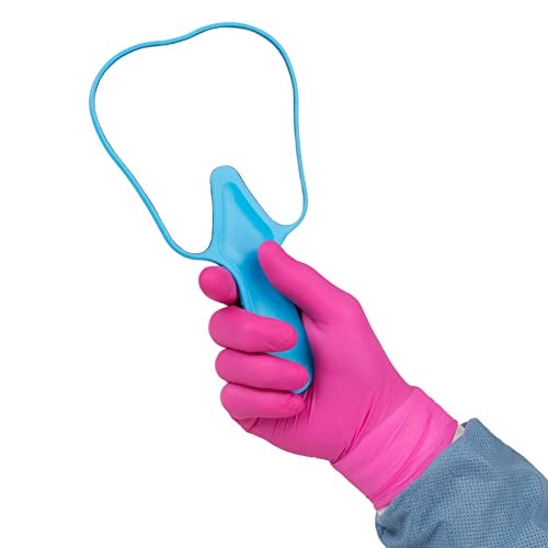 Practicon Tooth Shaped Hand Mirror, Assorted Colors, 5 Pack - Image 3