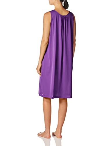 Shadowline Women's Plus-Size Petals 40 Inch Sleeveless Waltz Gown, Purple, 3X - Image 2