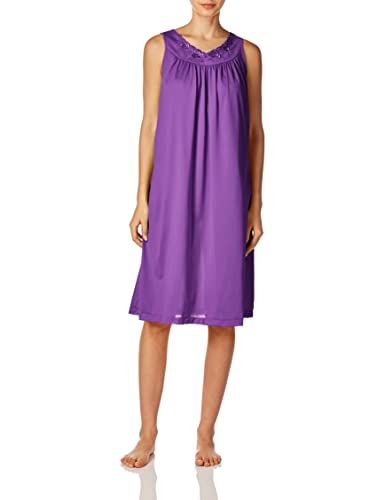Shadowline Women's Plus-Size Petals 40 Inch Sleeveless Waltz Gown, Purple, 3X - Image 4