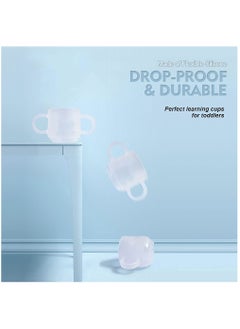 Excefore Silicone Toddler Cups, Bpa Free Drop - Proof Training Cups for Baby 6 Months+, 5 Ounce, Soft, Flexible, Drink Easier Independently, Food Grade Silicone, No Hidden Corners, Prevent Choking  - Image 5
