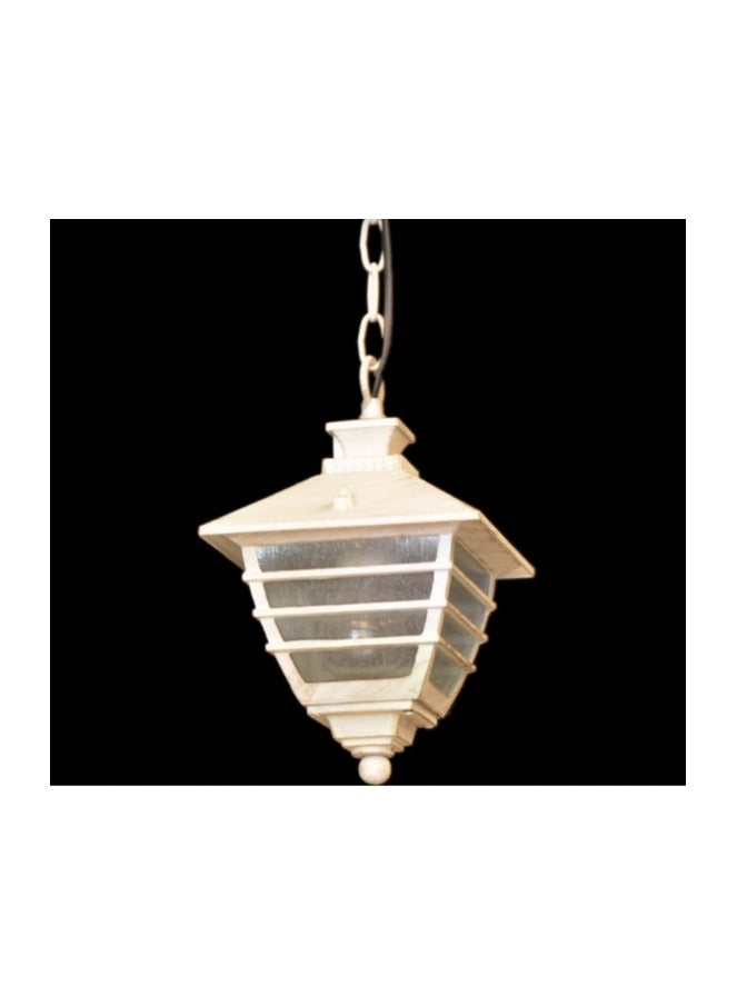 AL SALHIYA LIGHTING Outdoor Hanging Ceiling Light, E27 Bulb Type, Small, OH0136S, White  - Image 2