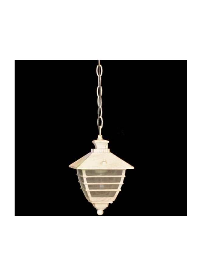 AL SALHIYA LIGHTING Outdoor Hanging Ceiling Light, E27 Bulb Type, Small, OH0136S, White  - Image 4