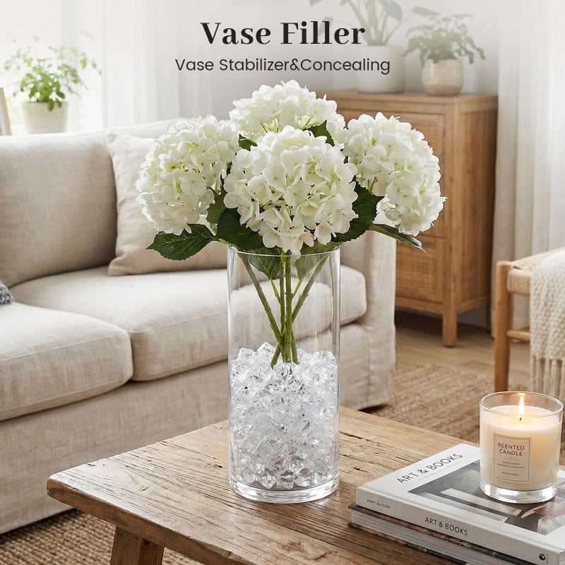 DomeStar 1050PCS Clear Fake Ice for Vase Fillers, Acrylic Fake Crystal Clear Vase Fillers Fish Tank Centerpiece Party Table Scatter Decor - Image 3