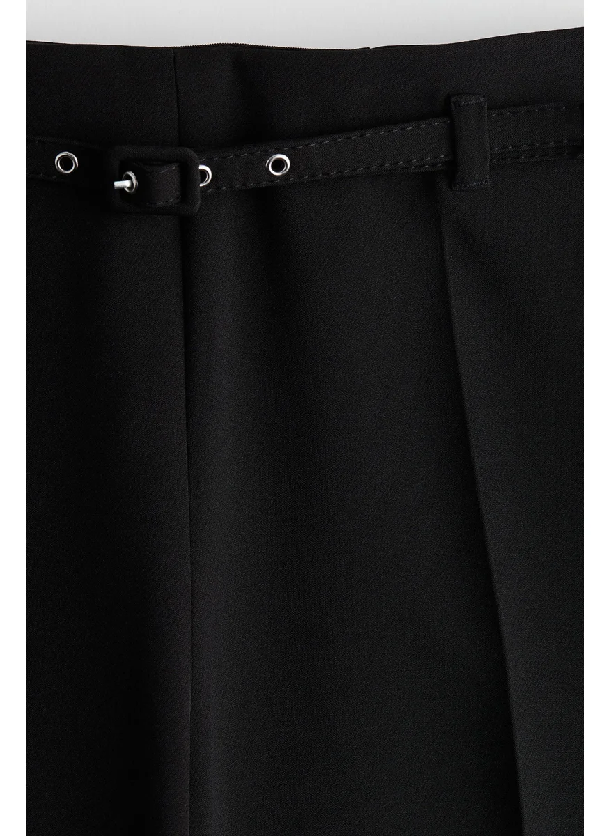 H&M Wide Belted Trousers