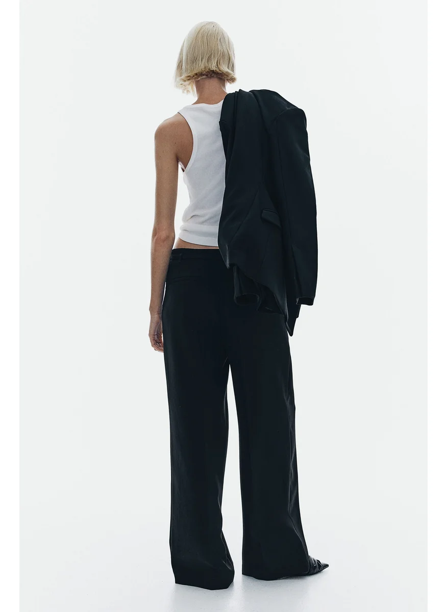 H&M Wide Belted Trousers