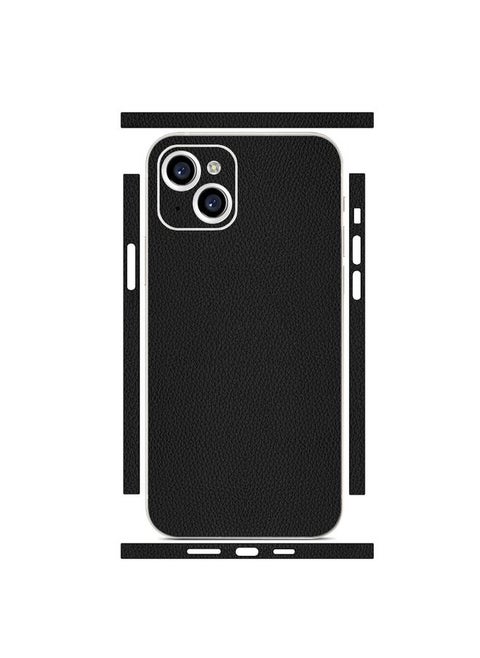 For iPhone 15 Plus All-inclusive PET Phone Decal Adhesive Sticker(Black)