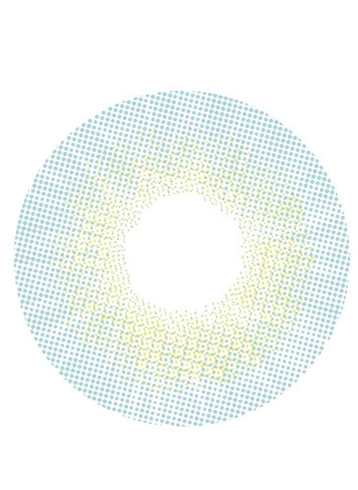 Chomel - Six Months Blue contact lenses——2 lenses - Image 1