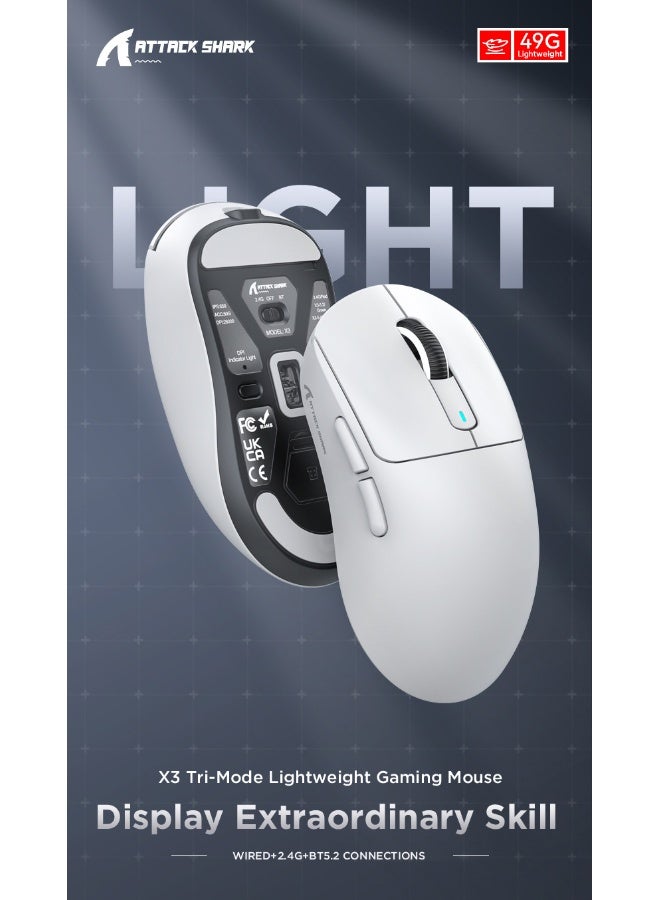 Attack Shark X3 Lightweight Gaming Mouse - Image 2