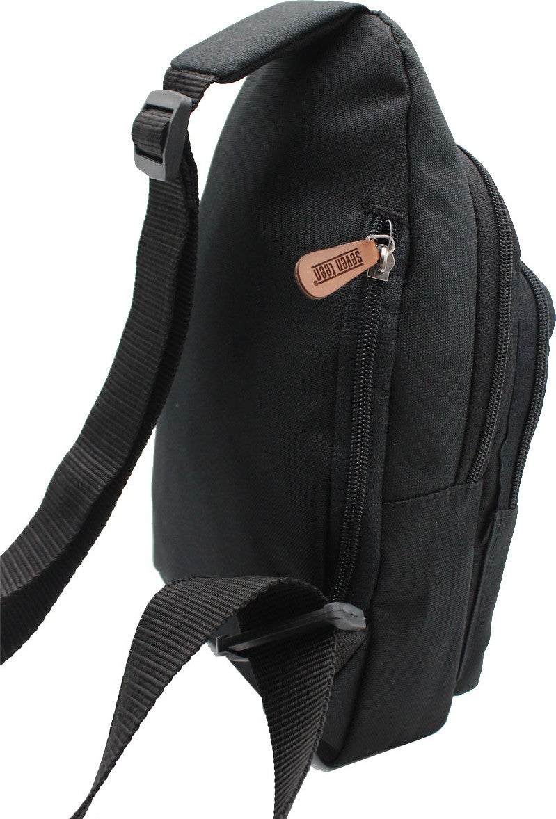 SEVENTEEN 3475 Freebag Men's Crossbody Bag Black  - Image 2