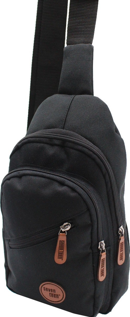 SEVENTEEN 3475 Freebag Men's Crossbody Bag Black  - Image 1
