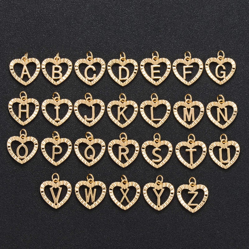 YANODA Initial Ankle Bracelets for Women 14K Gold Plated Layered Figaro Chain Letter Initial Anklets Handmade Layered Heart Ankle Bracelets Personalized Jewelry for Women M - Image 5