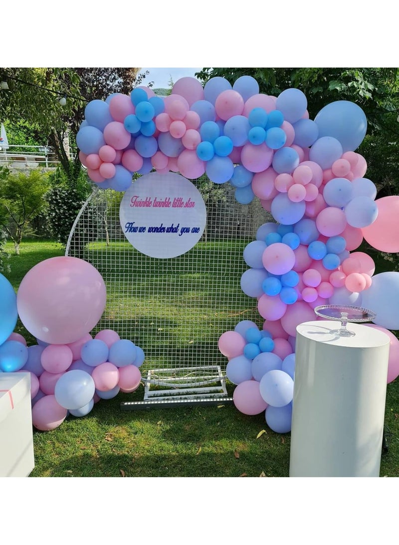 Pink and Blue Latex Balloons, 67Pcs Pink Blue Gender Reveal Balloons for Boy or Girl Gender Reveal Decorations Birthday Party Baby Shower Anniversary - Image 3