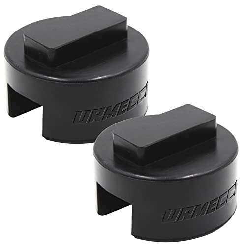 URMECCH Universal BMW & Mini Jack Adapter - Slotted Rubber Square Polyurethane Jack Pad Frame Rail Protector (2 Pack) - Image 1