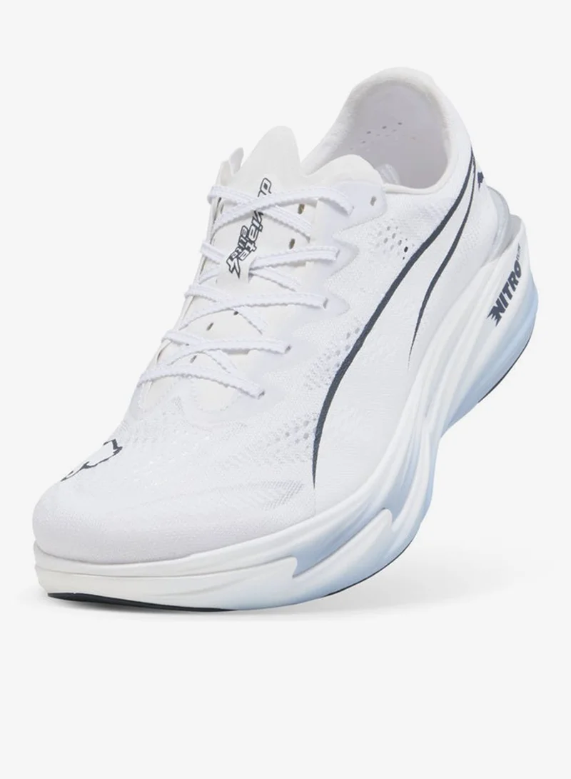 Puma PUMA White-Chambray Blue-Persian Blue Deviate NITRO™ Elite 4 Running Shoes Men for Men | Best Price UAE
