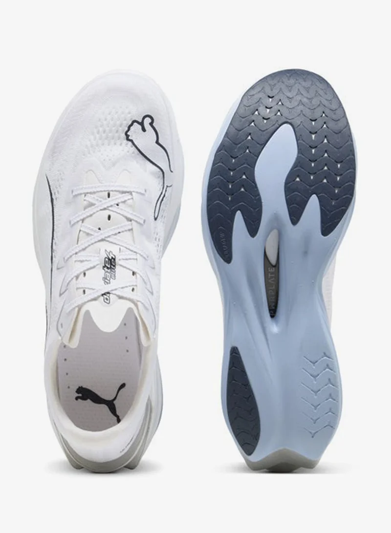 Puma PUMA White-Chambray Blue-Persian Blue Deviate NITRO™ Elite 4 Running Shoes Men for Men | Best Price UAE