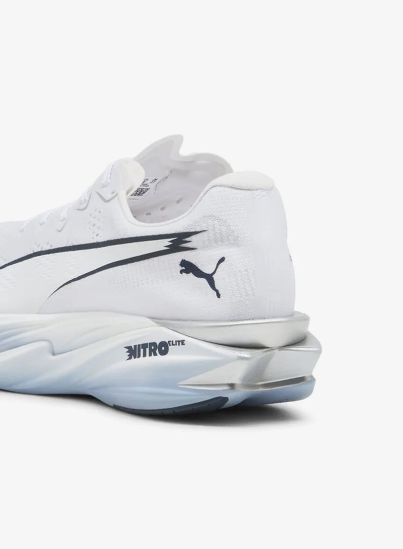 Puma PUMA White-Chambray Blue-Persian Blue Deviate NITRO™ Elite 4 Running Shoes Men for Men | Best Price UAE