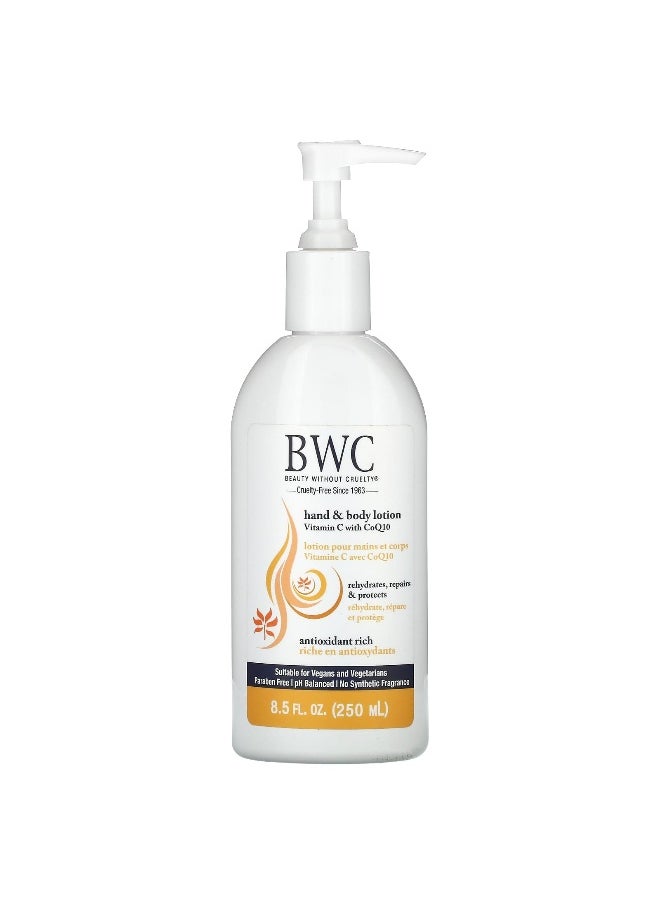 Beauty Without Cruelty Beauty Without Cruelty, Hand & Body Lotion, Vitamin C With CoQ10, 8.5 fl oz (250 ml)  - Image 1