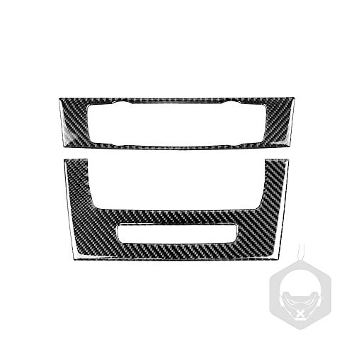 NVCNX Real Premium Carbon Fiber Car CD AC Panel Cover Interior Trim Compatible with BMW 3 Series E90 E92 E93 325i 328i 330i 335i M3 2006 2007 2008 2009 2010 2011 2012 2013 Accessories Black A - Image 3