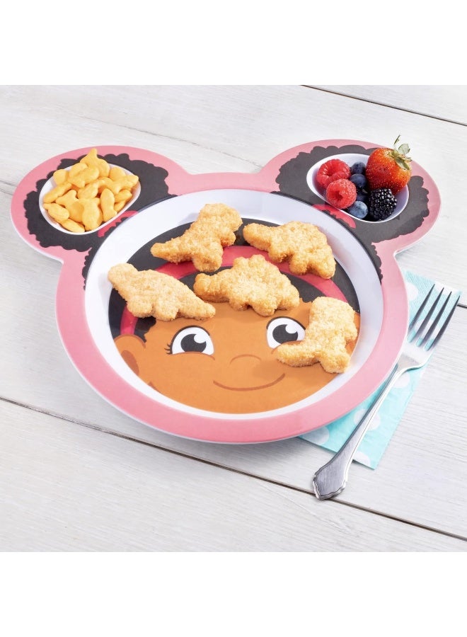 SCS Direct Daniel Tiger Mealtime Feeding Plates - Elaina - Set of 2 - Image 3