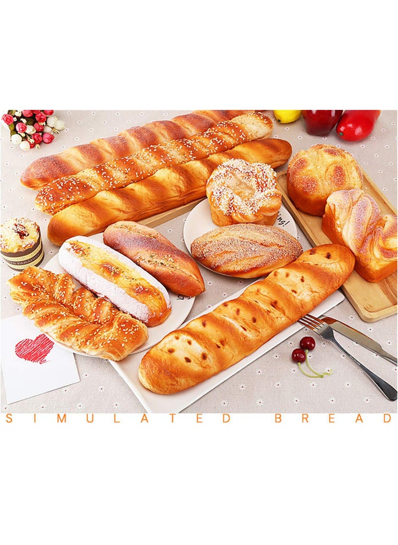 Zzooi Zzooi Artificial Lifelike Faux European Style Croissant 3PCS  - Image 5