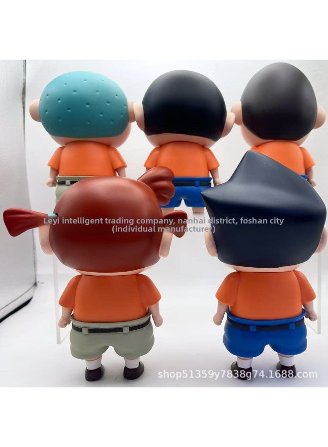 Products Trendy Play Hand-made Crayons Shin-chan Ado Masa Nini Doll Ornaments Toys-Color:True Man (158g) About 15cm High