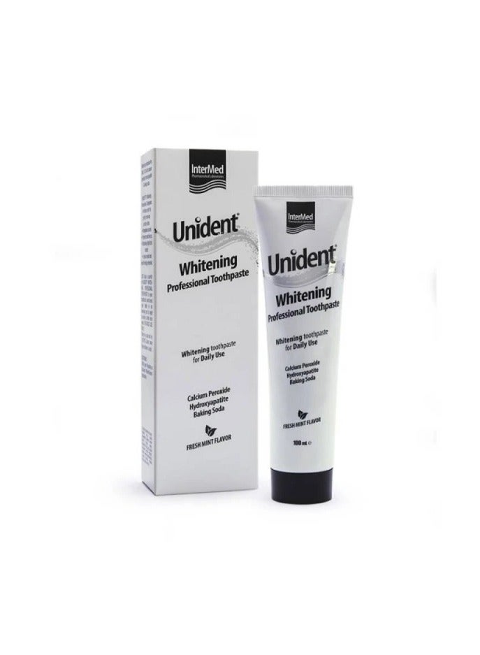 InterMed Unident Whitening Professional T/P Fresh Mint 100 Ml