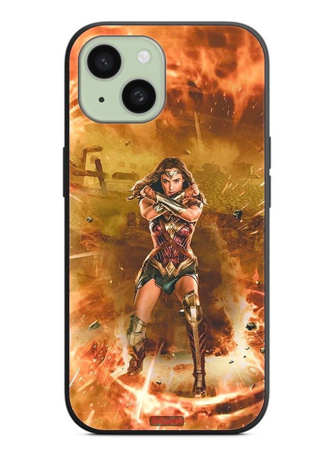 Tolwak Apple iPhone 15 Protective Case Cover Wonder Women - Image 2