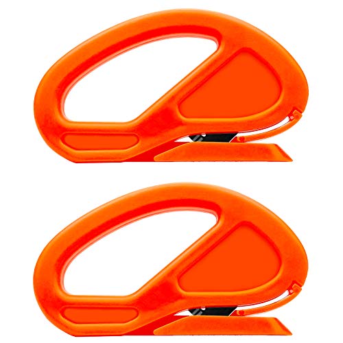 CARTINTS 2Pack Snitty Safety Vinyl Film Cutter Paper Carbon Fiber Cutting Tool Craft Knife Utility Knife Film Wrap Paper Cutter with Razor Blade for Window Tint, Car Wrap, Craft Making - Image 1