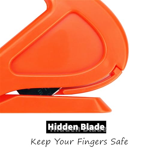 CARTINTS 2Pack Snitty Safety Vinyl Film Cutter Paper Carbon Fiber Cutting Tool Craft Knife Utility Knife Film Wrap Paper Cutter with Razor Blade for Window Tint, Car Wrap, Craft Making - Image 4