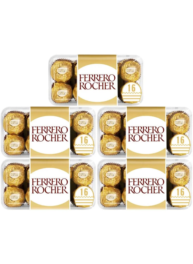 Ferrero Rocher Chocolates 16 Pieces - (5x200g)