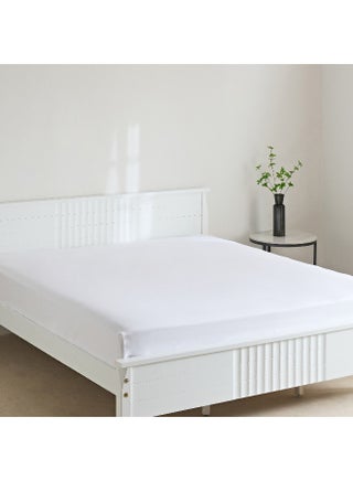 Essential Cotton Super King Flat Sheet 270 x 260 cm - view 2