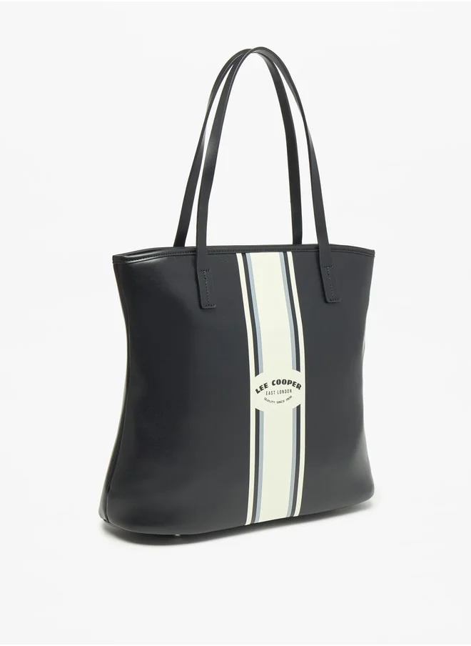 لي كوبر Women Printed Tote Bag with Zip Closure and Double Handles