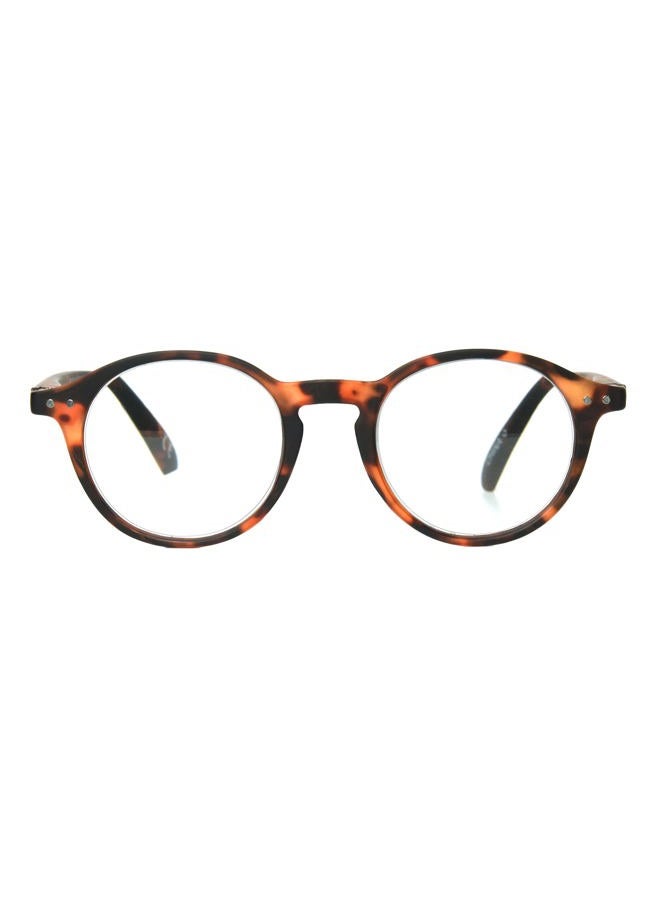 Foster Grant Parker Anti-Fog Blue Light Readers Round Reading Glasses, Matte Rubberized Tortoise - Image 3