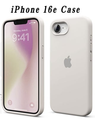 iPhone 16e Liquid Silicone Case Cover,Full Body Protection,Shockproof,Slim, Anti-Scratch Soft Microfiber Lining,Slim Protective Back Cover with Comfortable Hold Touch Feeling and Anti-fingerprint - pzsku/Z66DFCE05375580A8E2B2Z/45/1741156982/f753b3b6-5d3e-455b-824c-76ddd6b68a5e