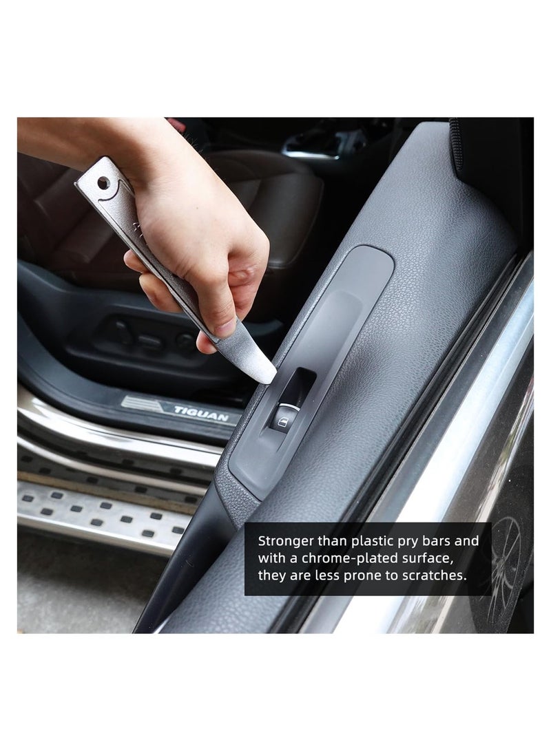 Captaintech 2 Pack Mini Pry Bar Set for Car and Plane Trim Removal Professional Automotive Trim Tools Kit - Image 5