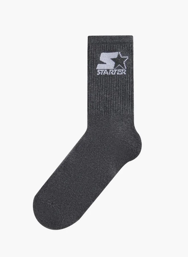ستارتر طقم 3 أزواج - جوارب قصيرة مضلعة