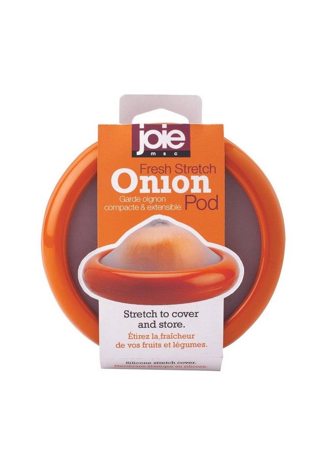 joie حاوية تخزين بصل جوى فريش ستريتش بود، حافظ طعام سيليكون، يحافظ على نكهة وقرمشة الخضروات المتبقية في الثلاجة، أداة مطبخ قابلة لإعادة الاستخدام، آمنة في غسالة الصحون، خالية من BPA - Image 1