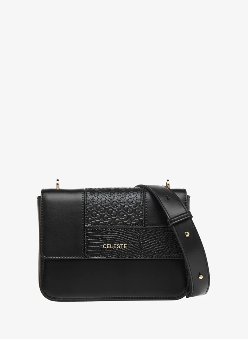 Celeste Panelled Crossbody Bag with Adjustable Strap