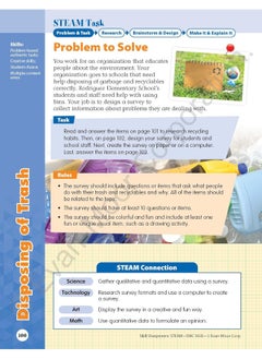 Skill Sharpeners: STEAM, Grade 5 Workbook  - Image 1
