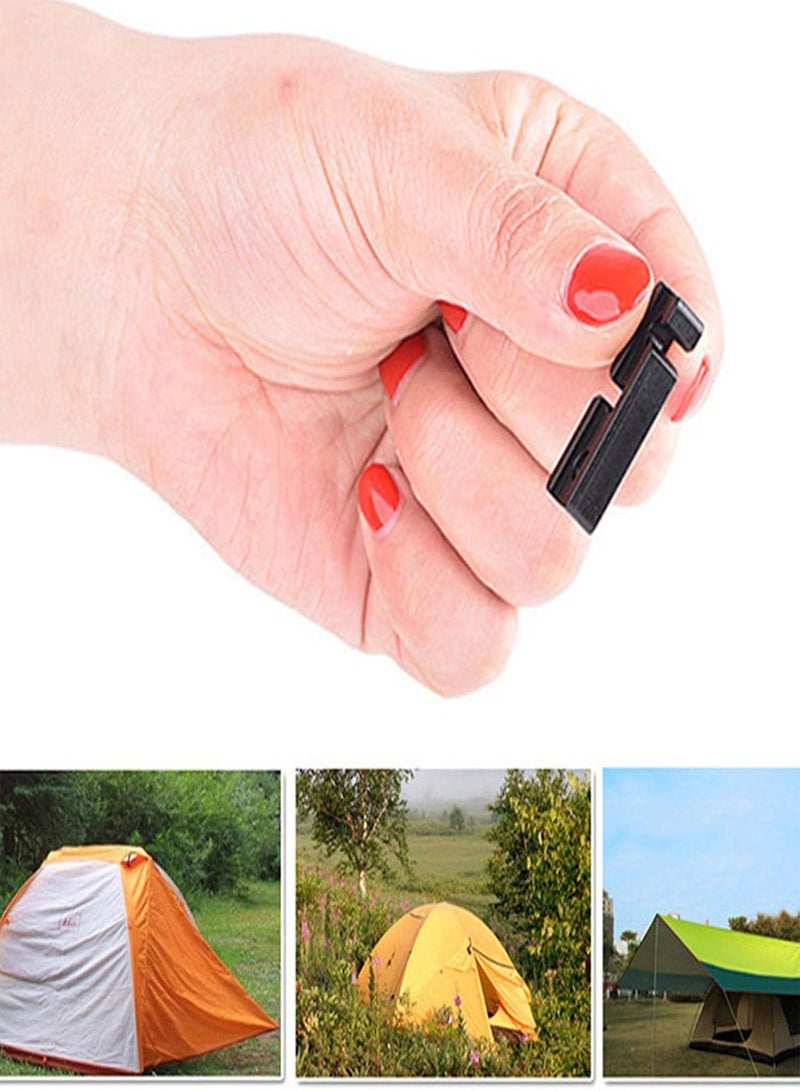 GGOOT Paracord Tensioners Rope Adjuster,Rope Adjusters Tent Tensioners Tent Wind Rope Buckles | Camping of Gear for Camping, Hiking, Backpacking Ultralight Tent Stakes Guy Lines Tensioner Tent - Image 4