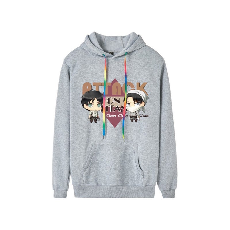 Hooded Vests Attack Giant Peripheral European Code Printing Pullover Men And Women - Image 5