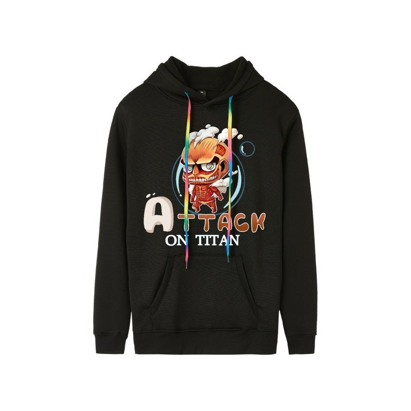 Hooded Vests Attack Giant Peripheral European Code Printing Pullover Men And Women - Image 3