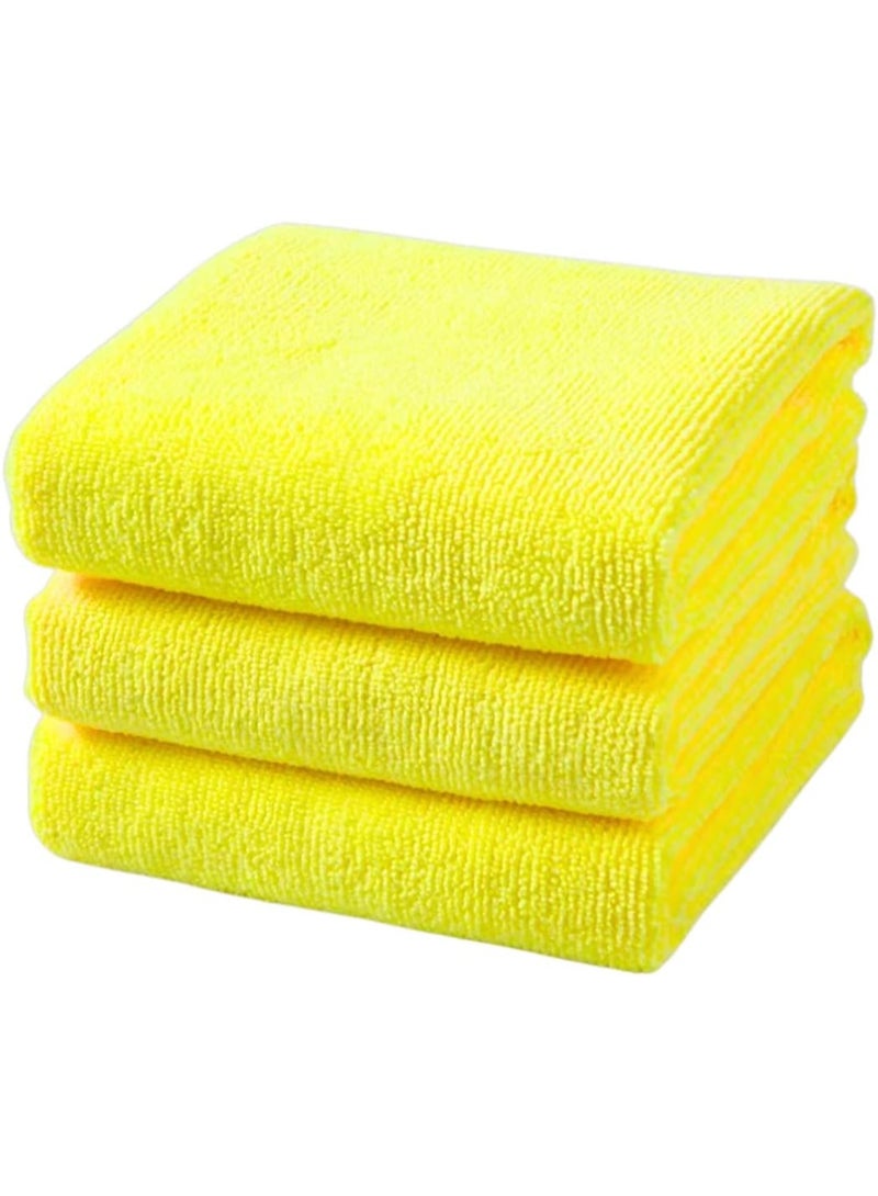 MT Best Buy MT Premium Microfiber Cleaning Towels (Pack of 3), Highly Absorbent, Lint-Free, Scratch-Free, Soft and Durable, Multipurpose Cleaning Cloths for Cars, Glass, Home, Kitchen, Gym, and Electronics - Image 5