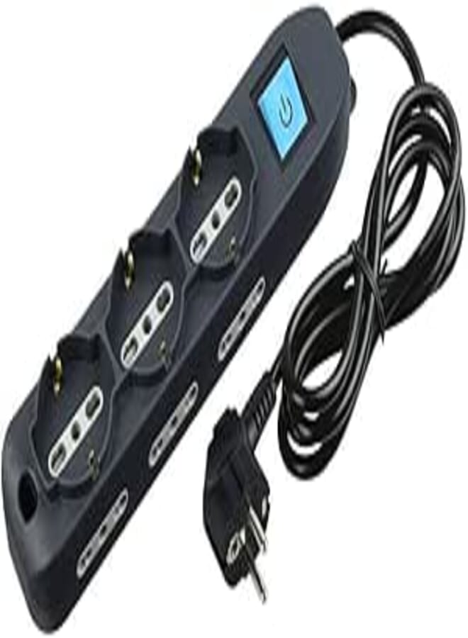 PluGuard Power Strip 9 outlets with Switch - 3500W - 16A - 250V
