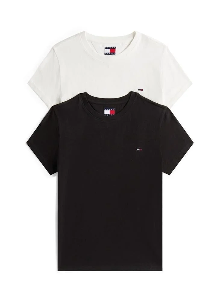 TOMMY JEANS 2 Pack Of Logo Crew Neck T-Shirt