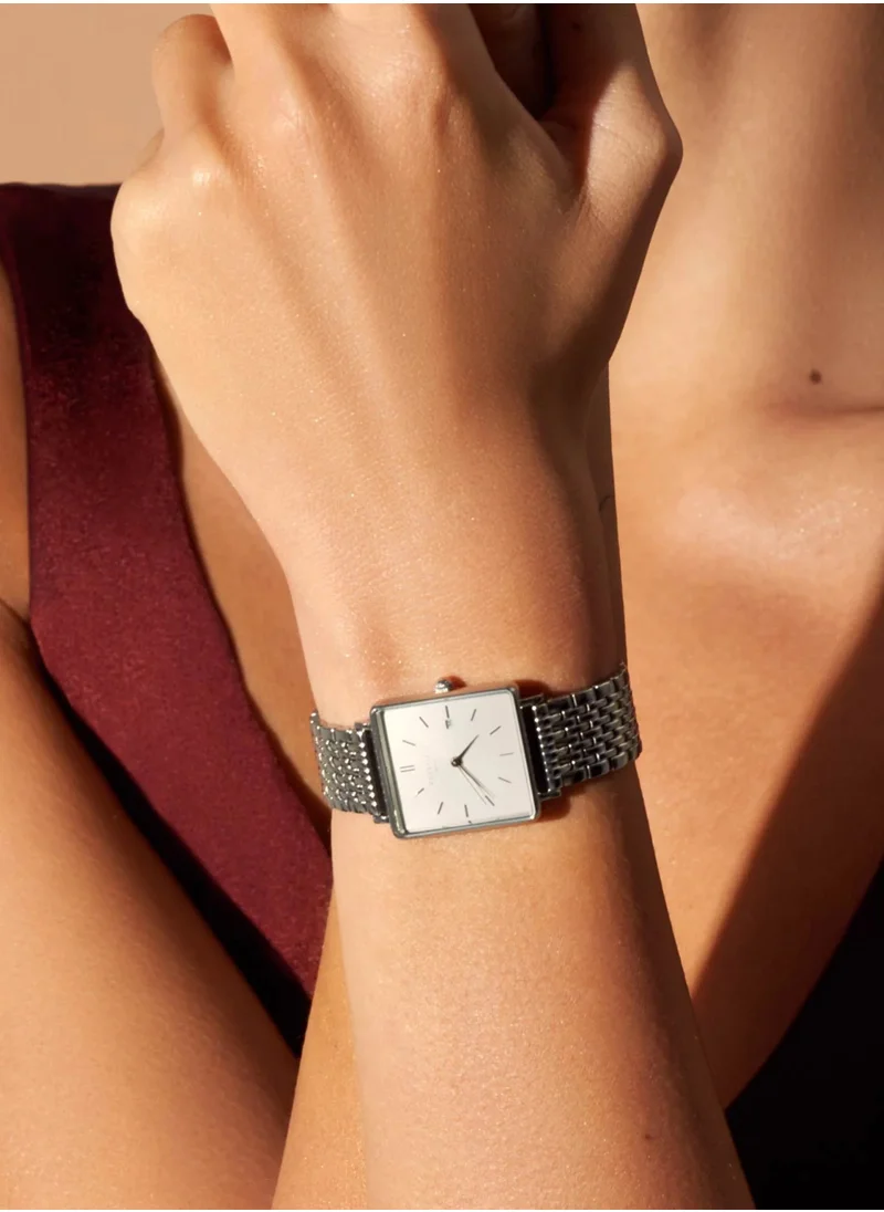 روزفيلد Rosefield The Boxy White Sunray Steel Silver - QWSS-Q08